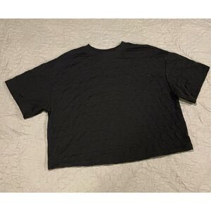 a new day Small Black Crop Top